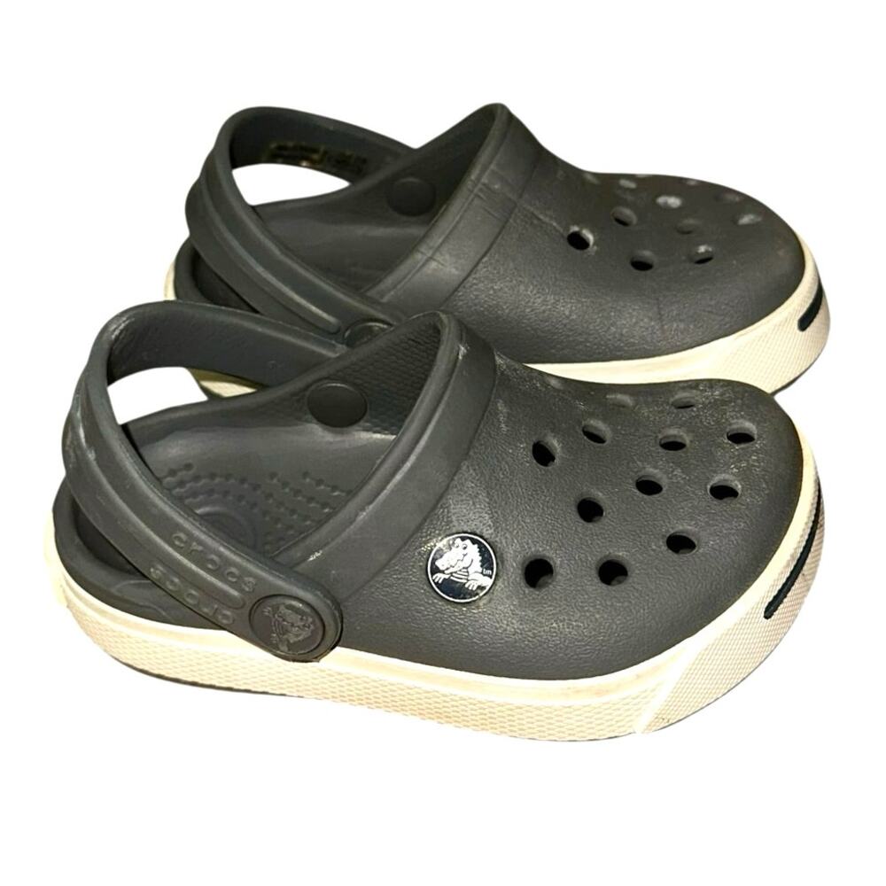 Crocs Crocband Clog With a White Midsole Racing‎ Stripe 4/5
